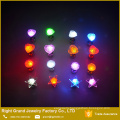 Flower Shape Light Up Blue Red LED Bling Ear Studs For Party Accessories